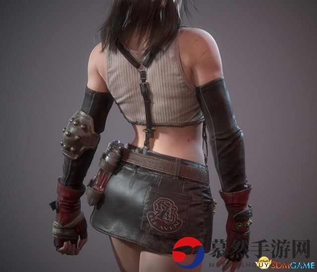 气质美丽性感！英雄联盟艺术师新创作FF7蒂法CG照