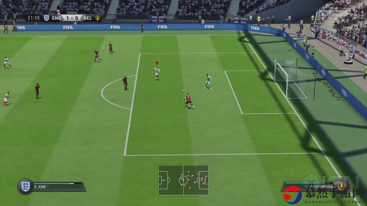 《FIFA 19》求生模式完整比赛演示 英格兰VS比利时