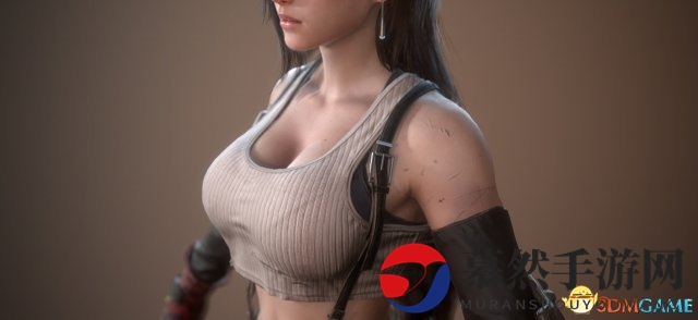 气质美丽性感！英雄联盟艺术师新创作FF7蒂法CG照