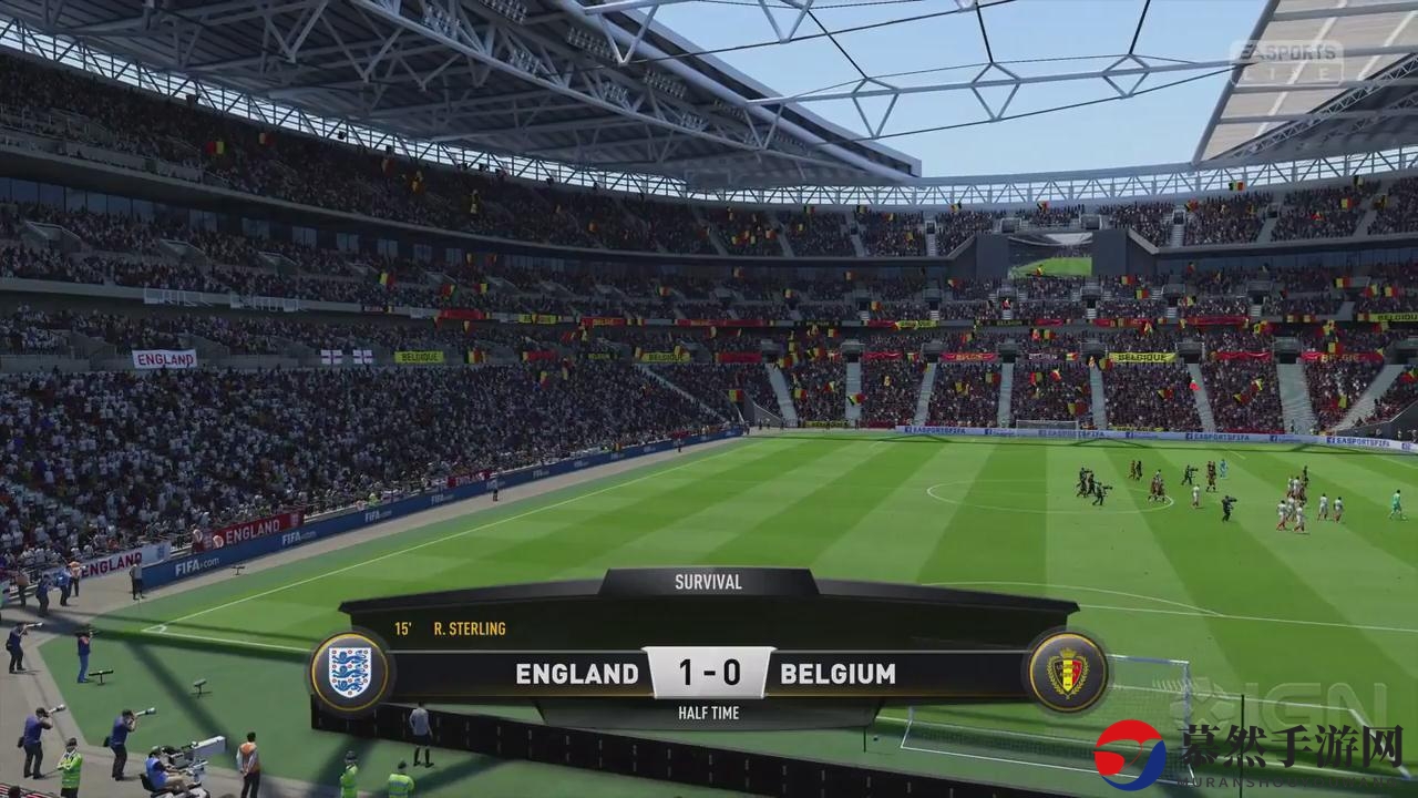 《FIFA 19》求生模式完整比赛演示 英格兰VS比利时