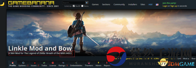 《塞尔达传说：旷野之息》林克妹妹Linkle Mod演示