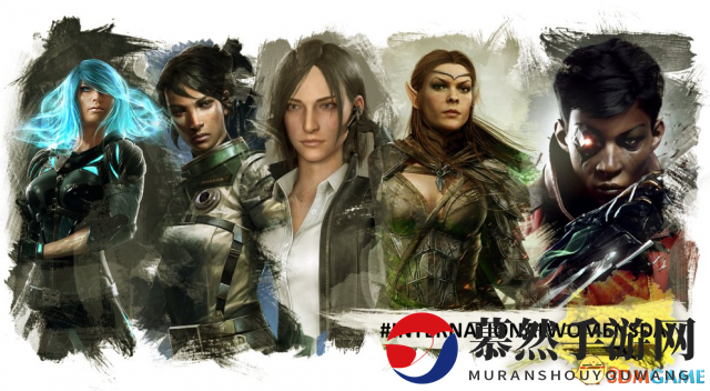 《巫师3》官方发女神合影插画 庆国际三八妇女节