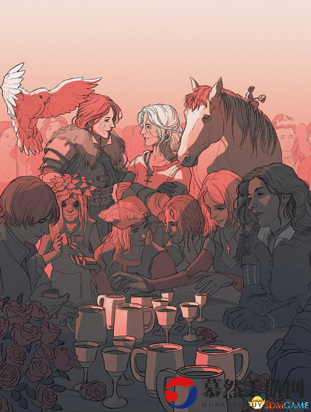 《巫师3》女神聚首绘，共庆妇女节国际日