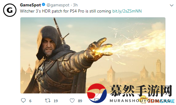 《巫师3》PS4 Pro HDR补丁仍在制作 官方表示歉意