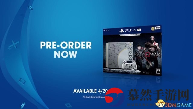 索尼《战神4》PS4 Pro主机同捆套装限定版展示