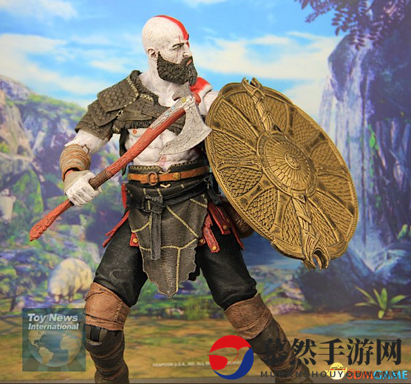 《战神4》玩家分享奎爷手办照 仿佛走进现实世界