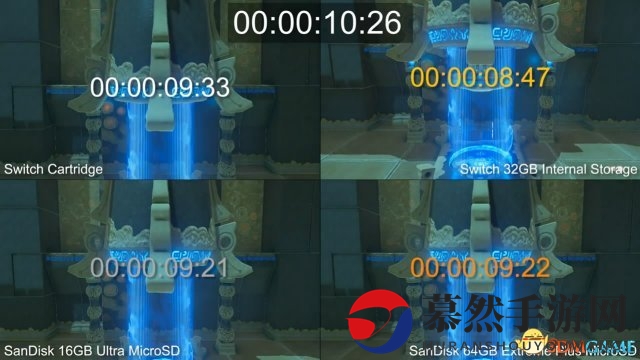 Switch游戏加载速度测试：硬盘 vs卡带vs SD卡