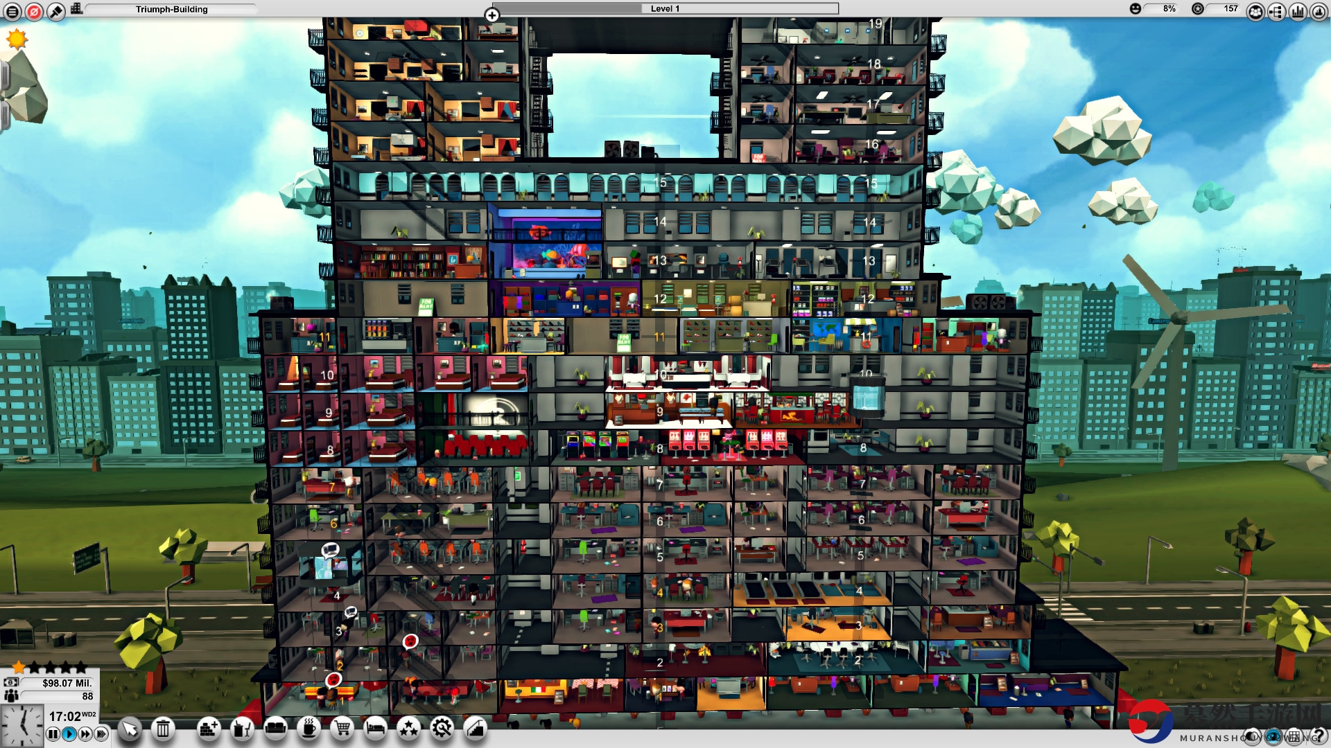 摩天大楼自己设计！《疯狂高楼大亨》现已登陆STEAM