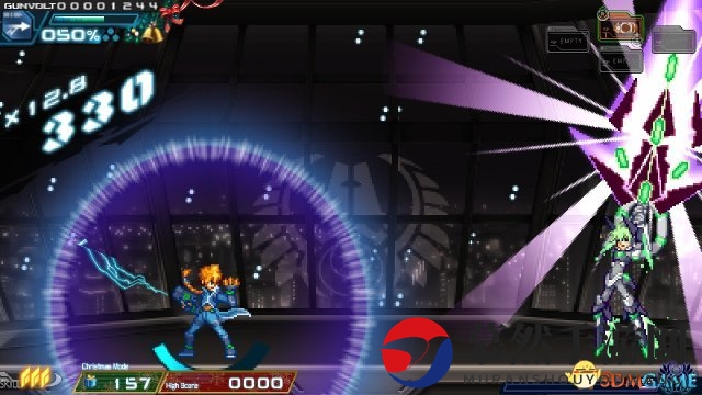 Switch《苍穹雷霆GUNVOLT》新圣诞节特别模式公开